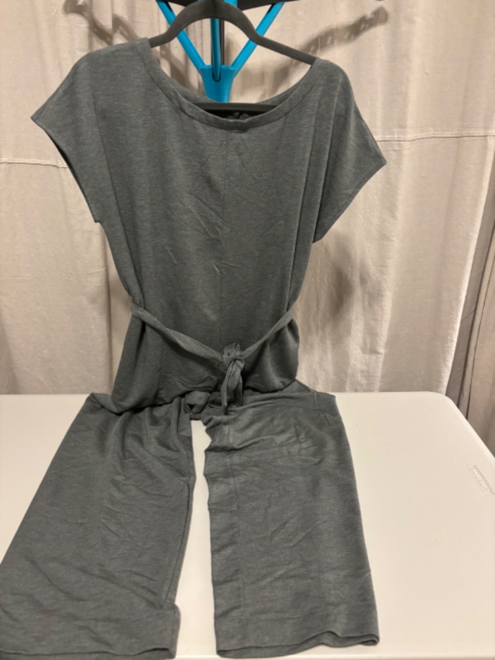 Women's J Jill jumpsuit size M heather moss with pockets